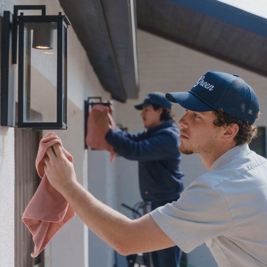 Light fixture by Green Window Services